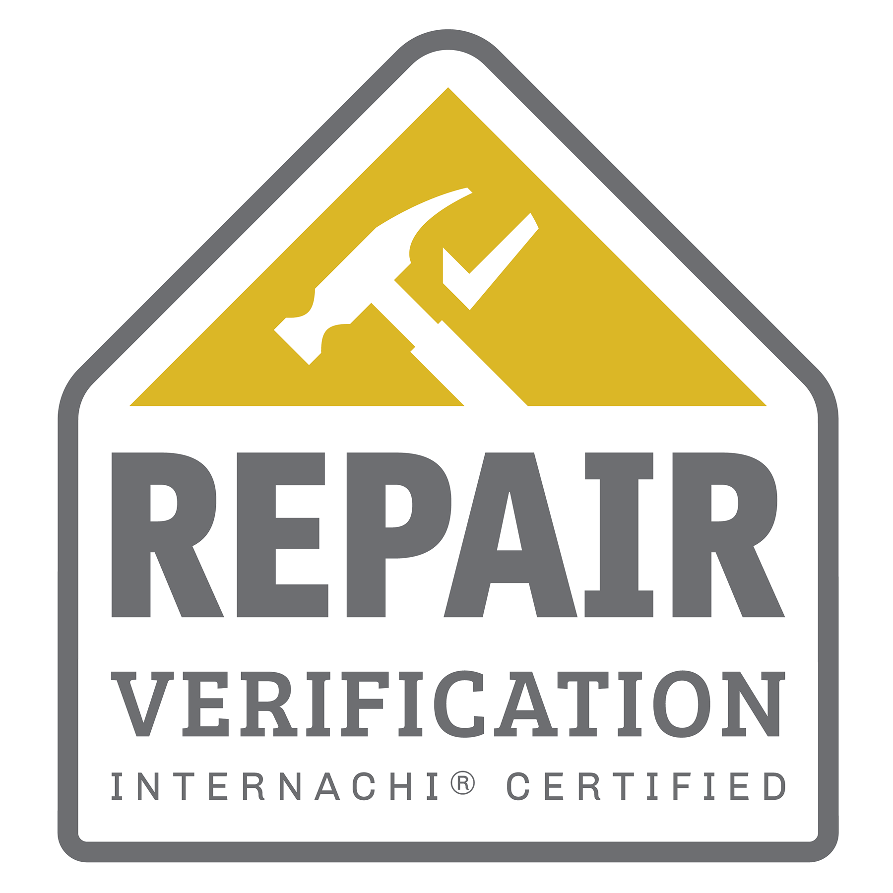 InterNACHI Repair Verification Badge