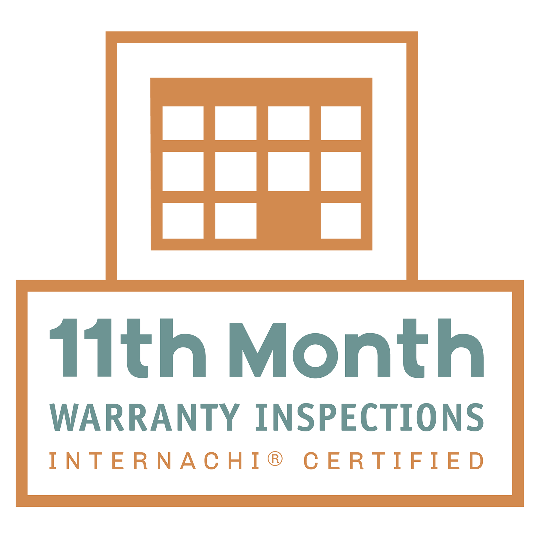 InterNACHI 11th Month  Warranty Inspections Badge